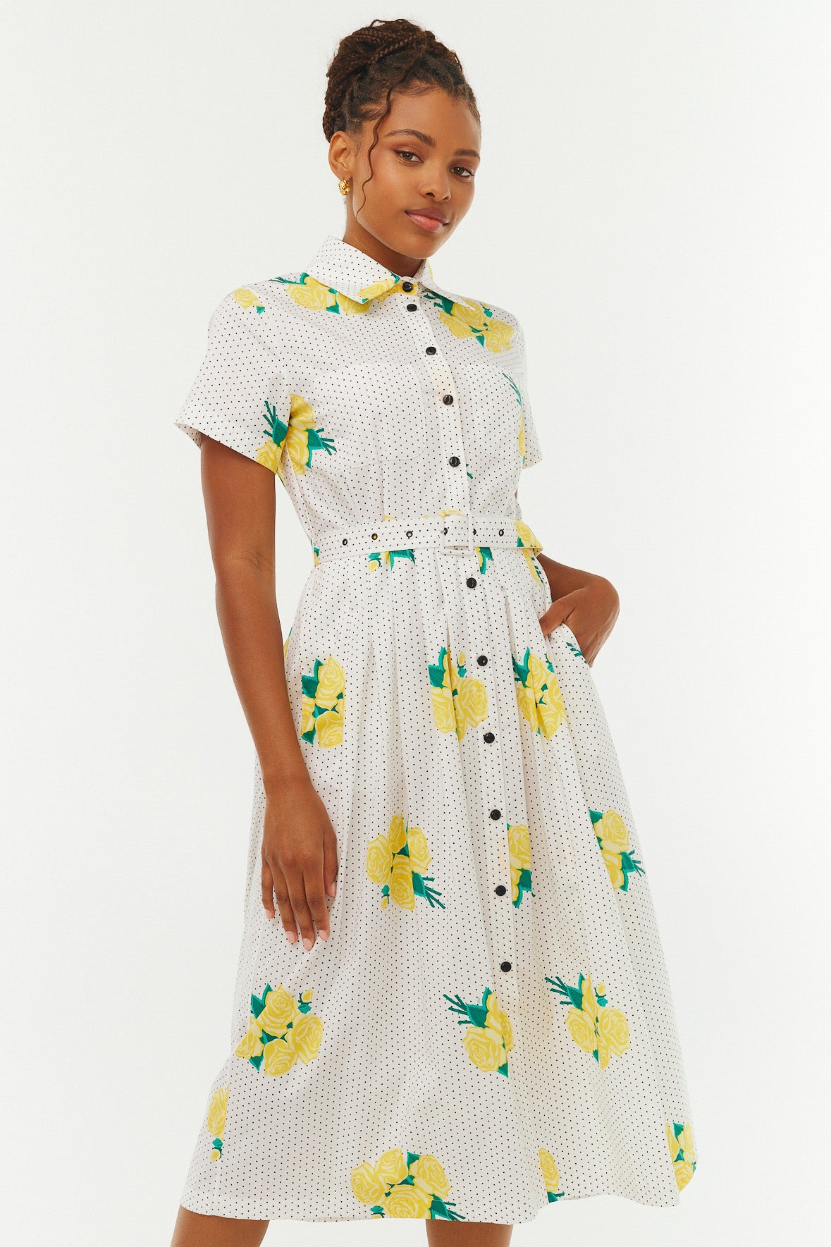 Kristin Cotton Button Down Dress Kristin Cotton Button Down Dress
