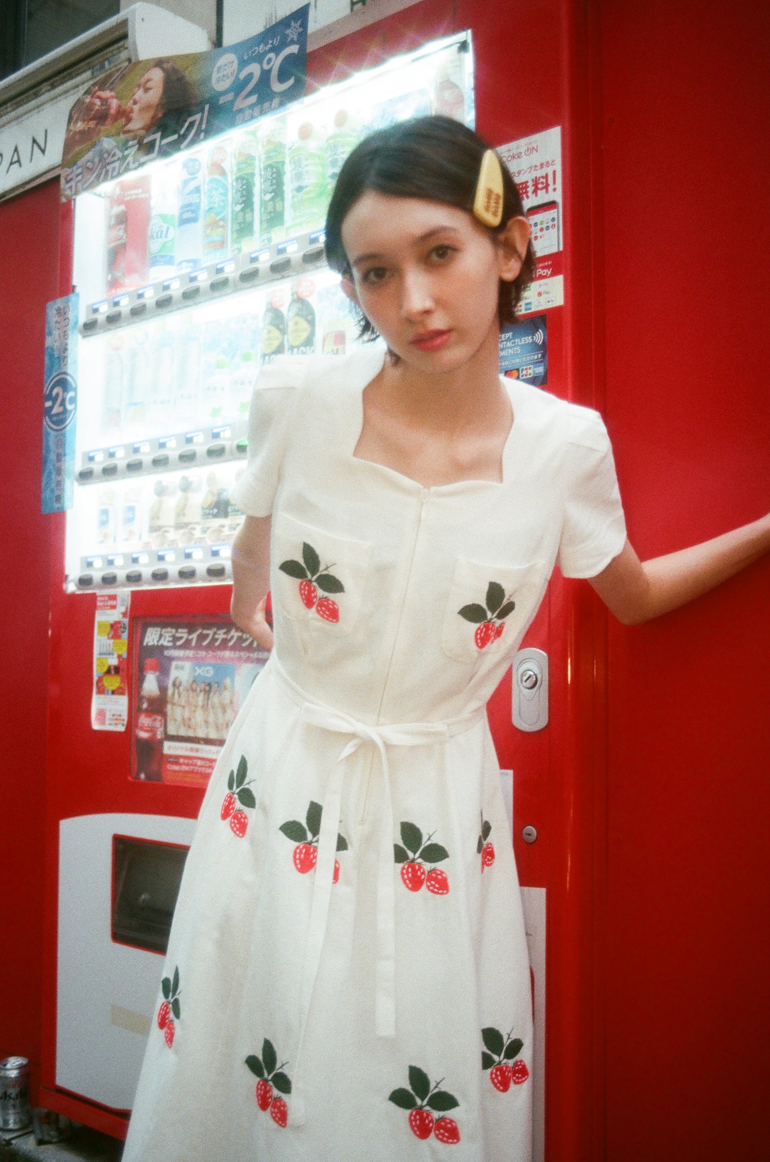 Scalloped Rio Dress w. Embroidery
