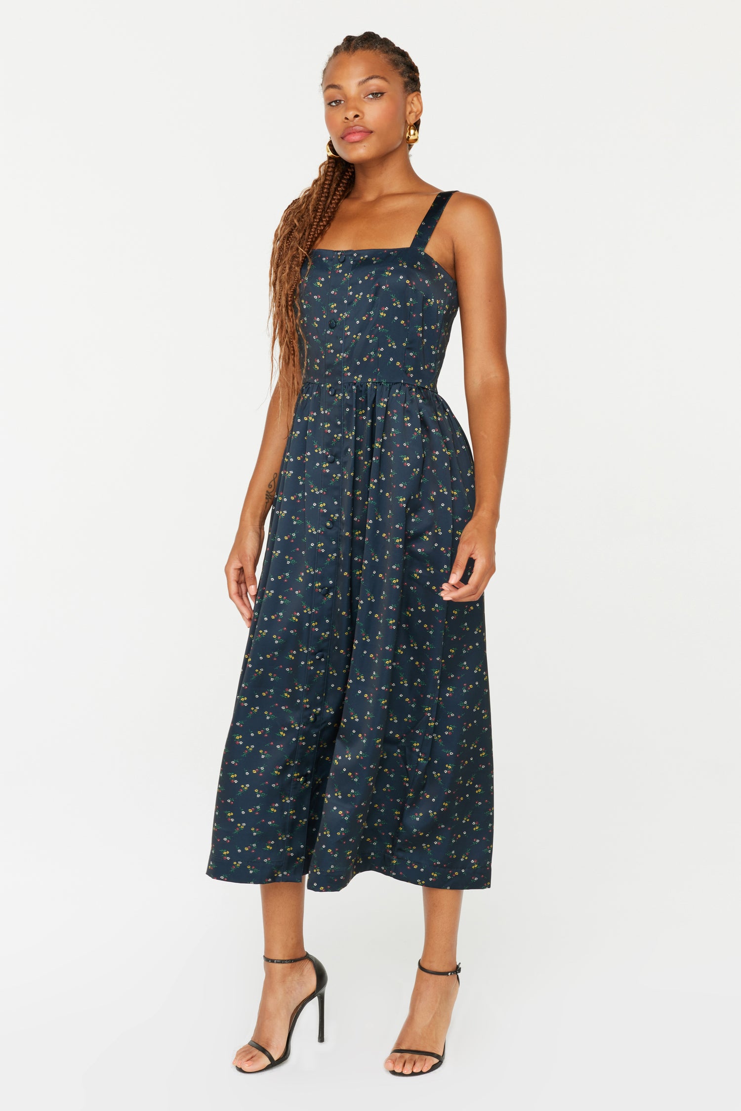 Laura Cotton Dress HVN Laura Cotton Dress HVN