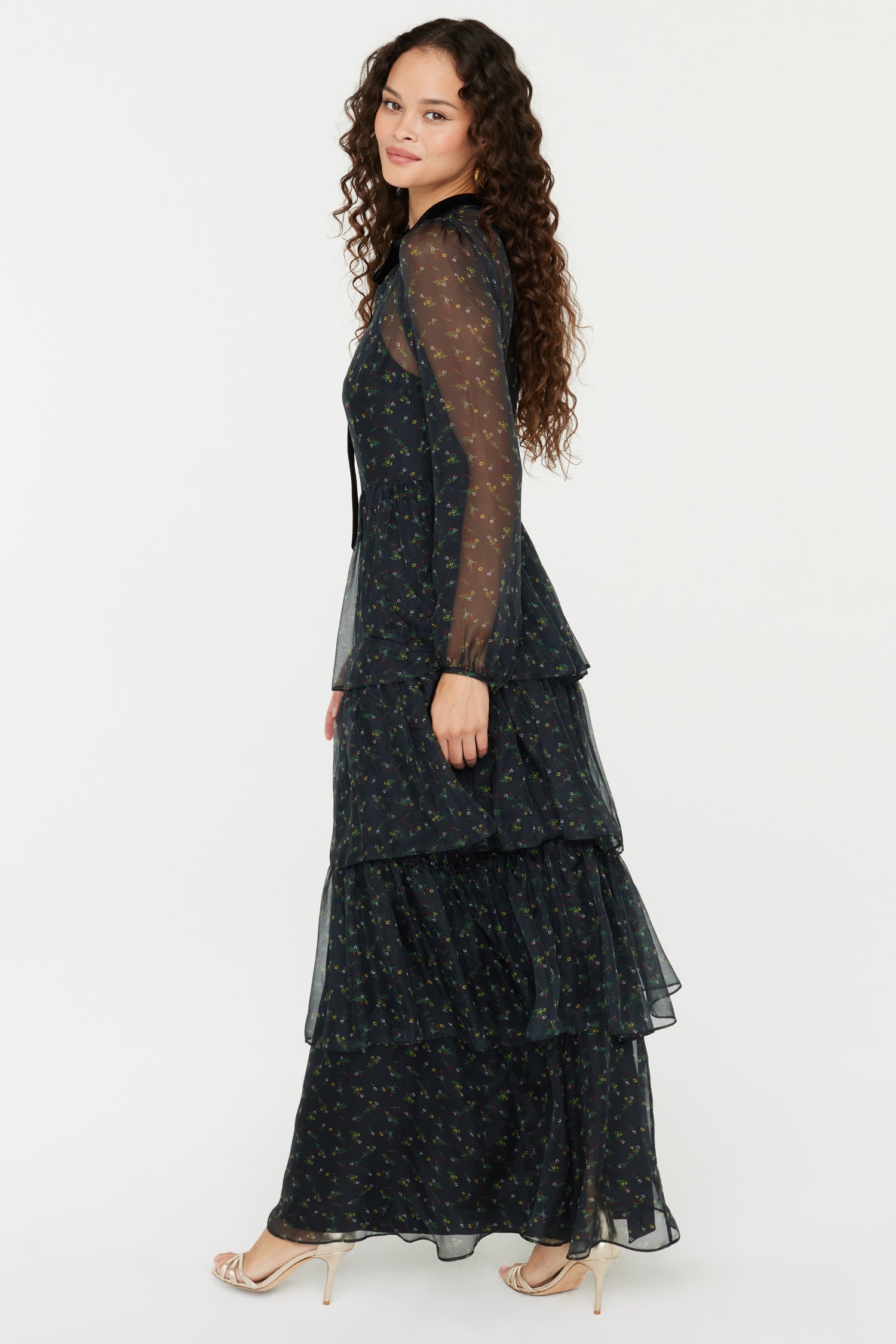 Amelia Silk Chiffon Dress