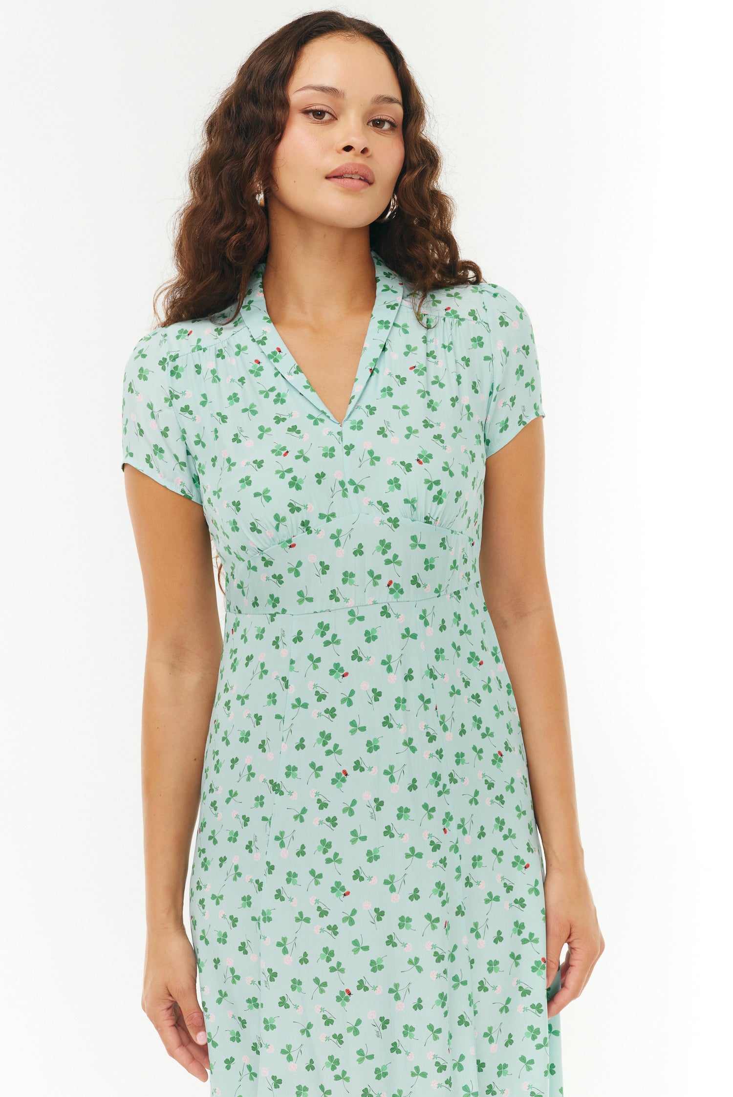 new look green floral dress ONLY Green Floral Strappy Maxi Dress