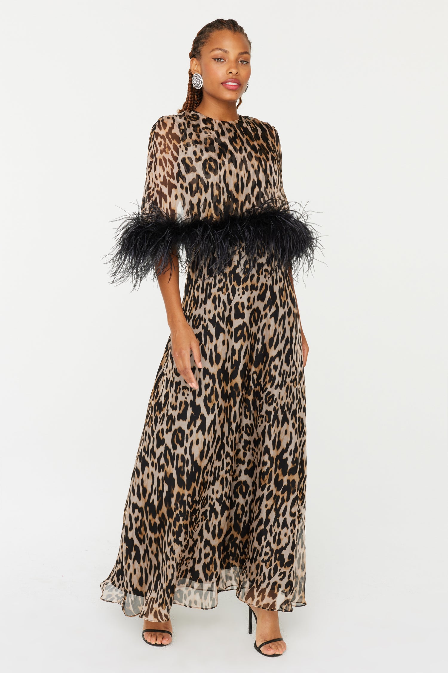 Cheetah Print Maxi Chiffon Leopard Print Dress Leopard Print Maxi Dress, Plus Size Cheetah Dress, Long Cheetah Print Maxi Chiffon Leopard Print Dress Leopard Print Maxi Dress, Plus Size Cheetah Dress, Long