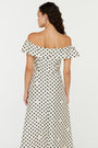 Isabella Dot Black Dress