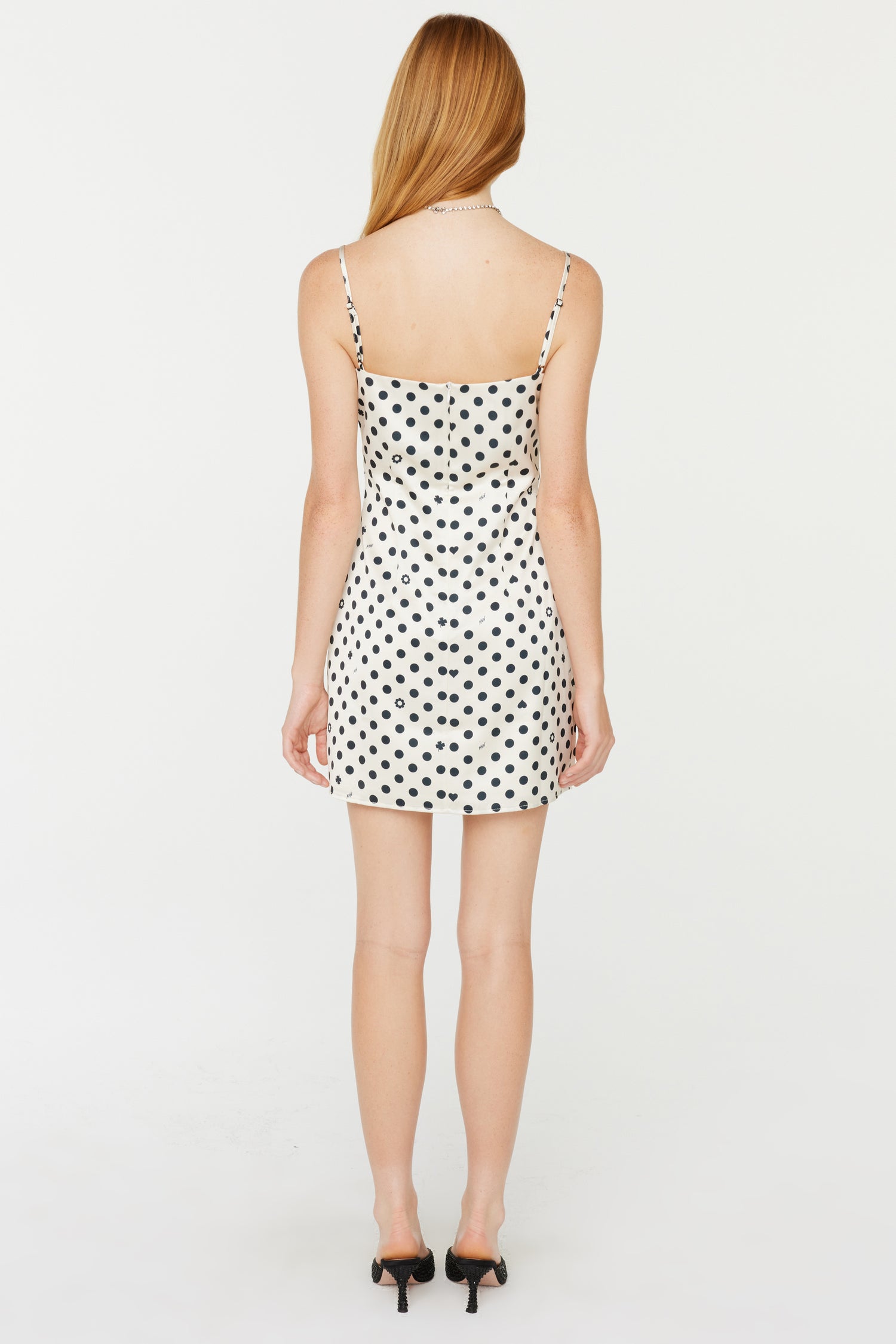 cienna strappy polka dot mini dress Cienna Strappy Polka Dot Mini Dress