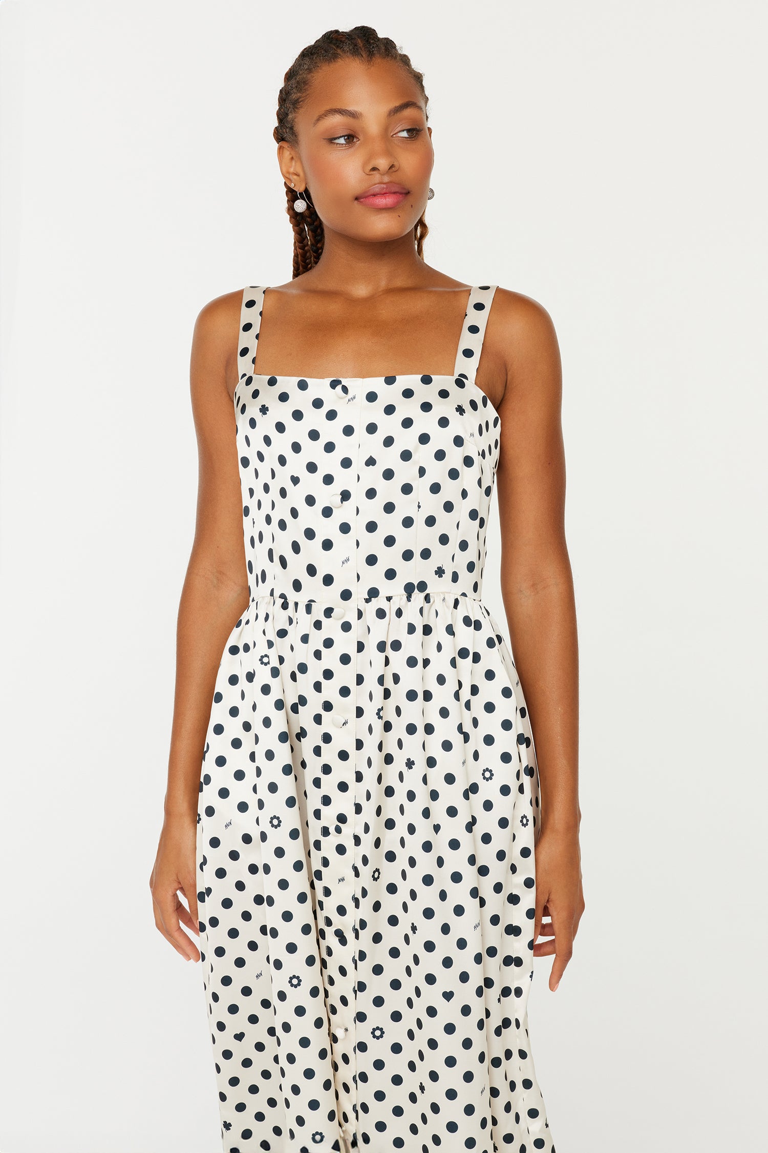 Laura Dress - Black & White Polka Dot 16 / Black & White Polka Dot Laura Dress - Black & White Polka Dot 16 / Black & White Polka Dot