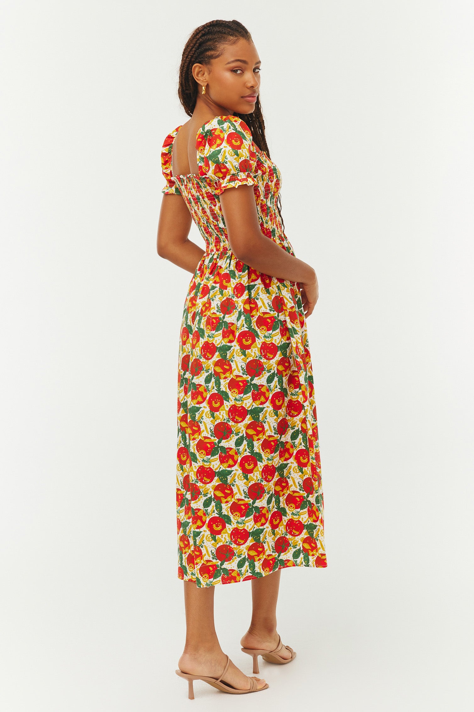 Cotton Smocked Fromer Dress - Pomodoro Pasta – HVN
