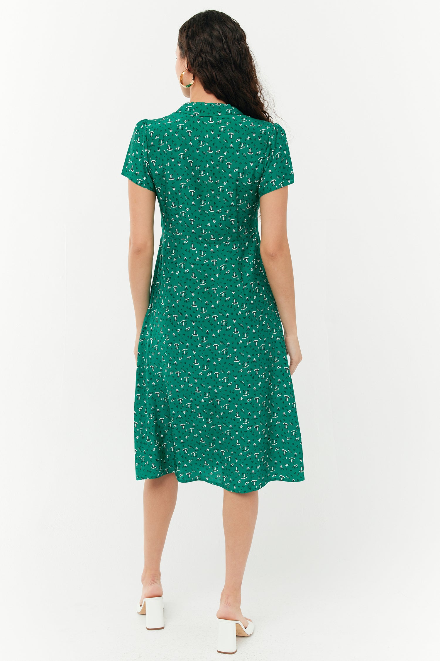Morgan Dress - Green Mushroom HVN Morgan Dress - Green Mushroom HVN