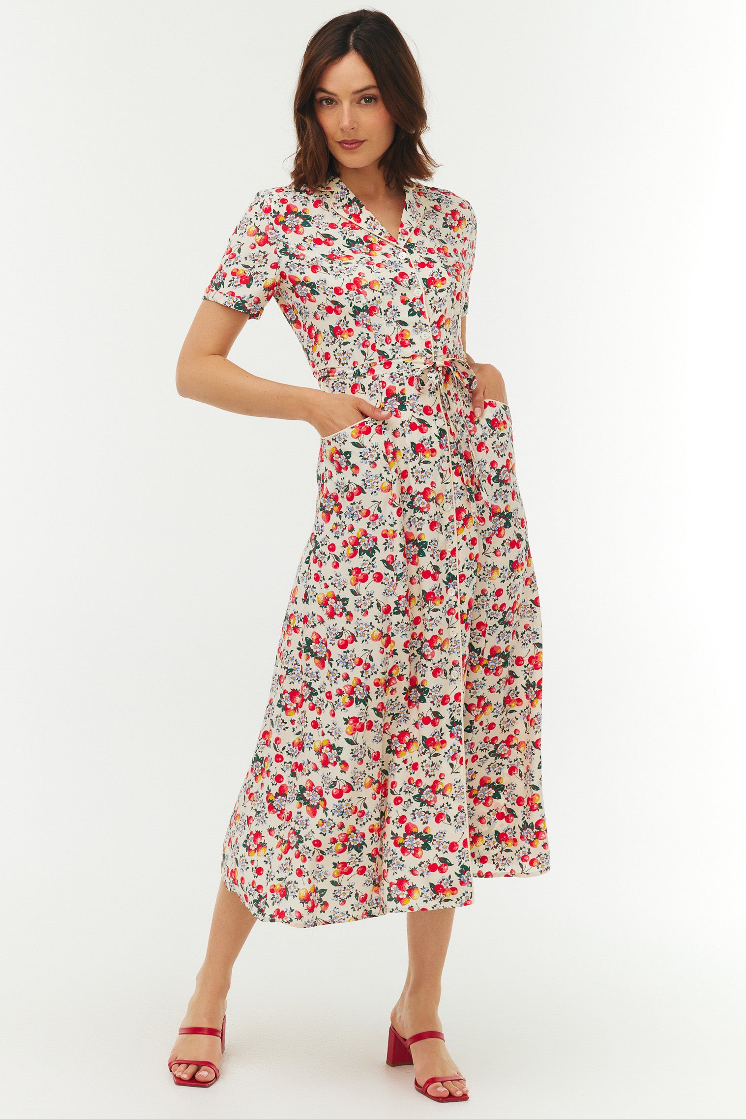 h♡andmary Ann ribbon dress beige V-Neck Ball Gowns Ball Gown Bridal in Color | Style - MB6084