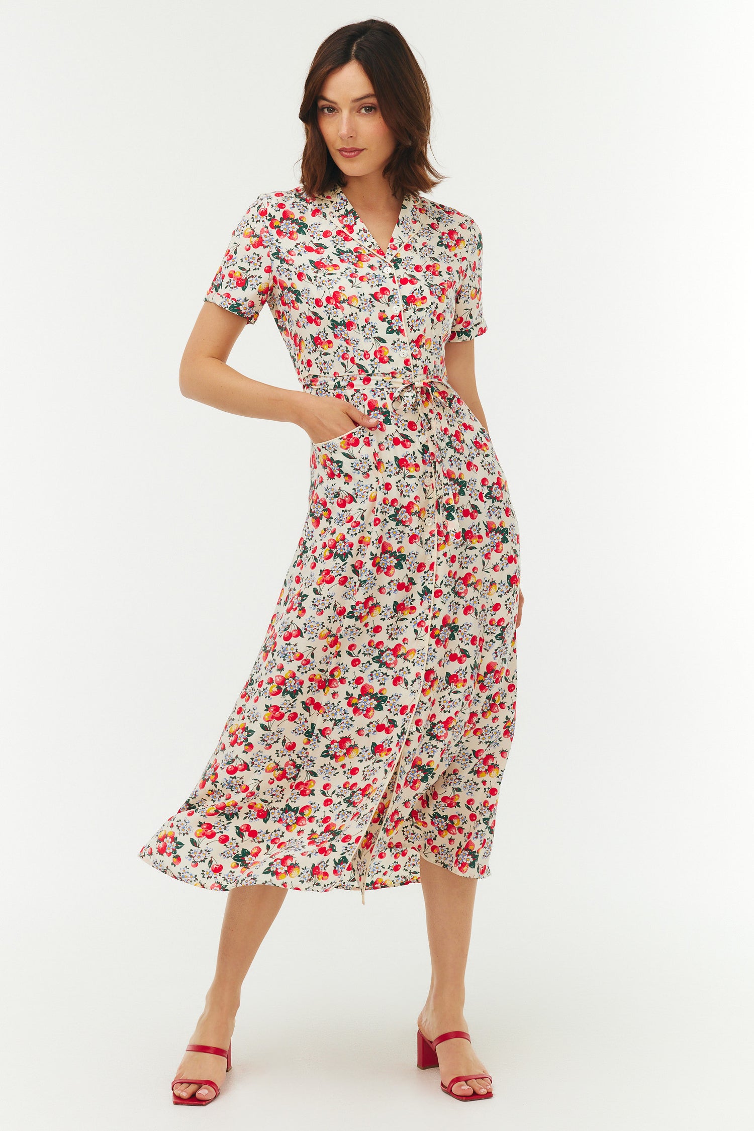Silk Long Maria Dress