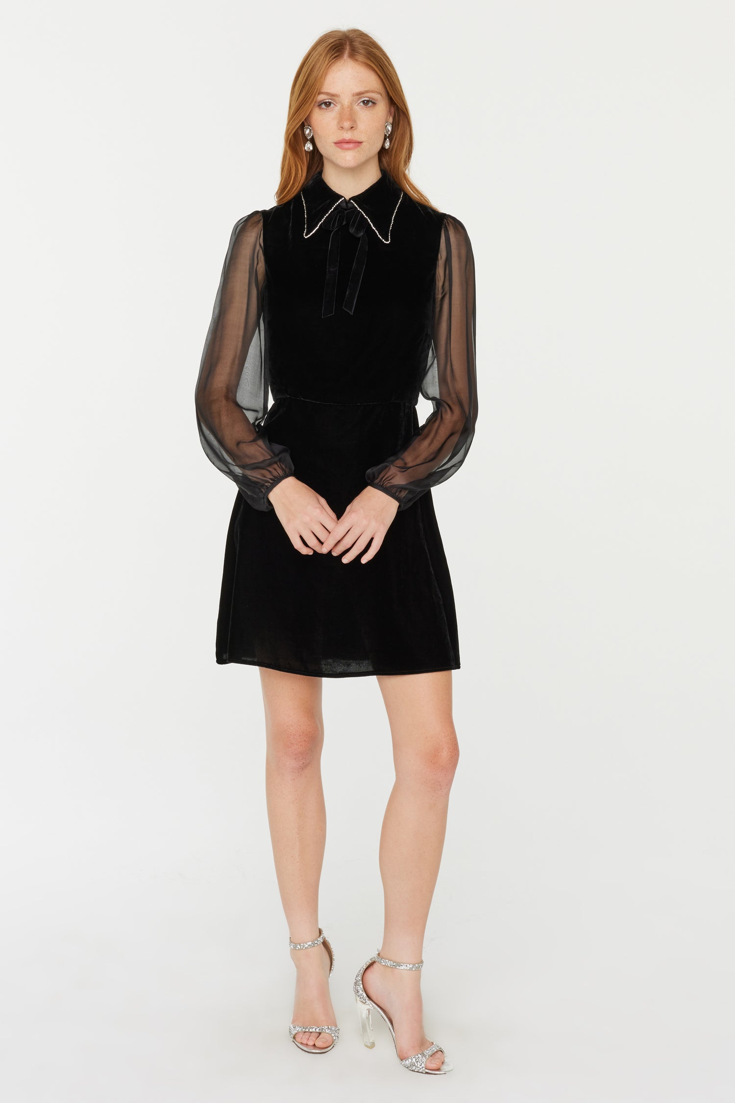 Velvet Mini Matilda Dress Velvet Mini Matilda Dress