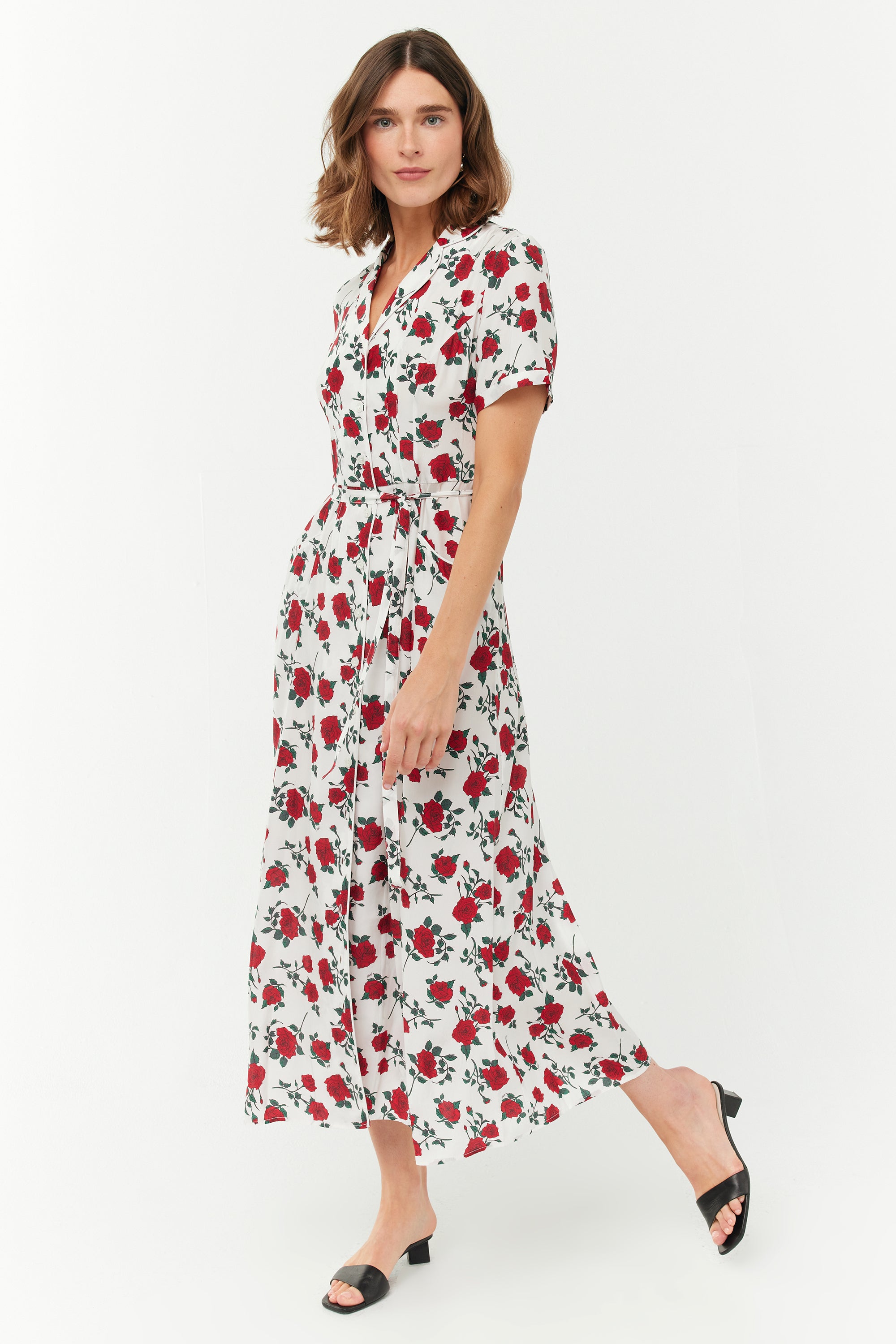 Silk Long Maria Dress – HVN