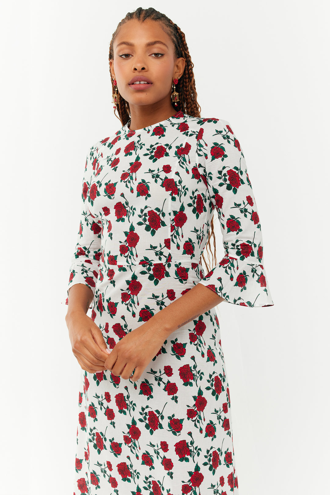 Long Ashley Cotton Voile Dress