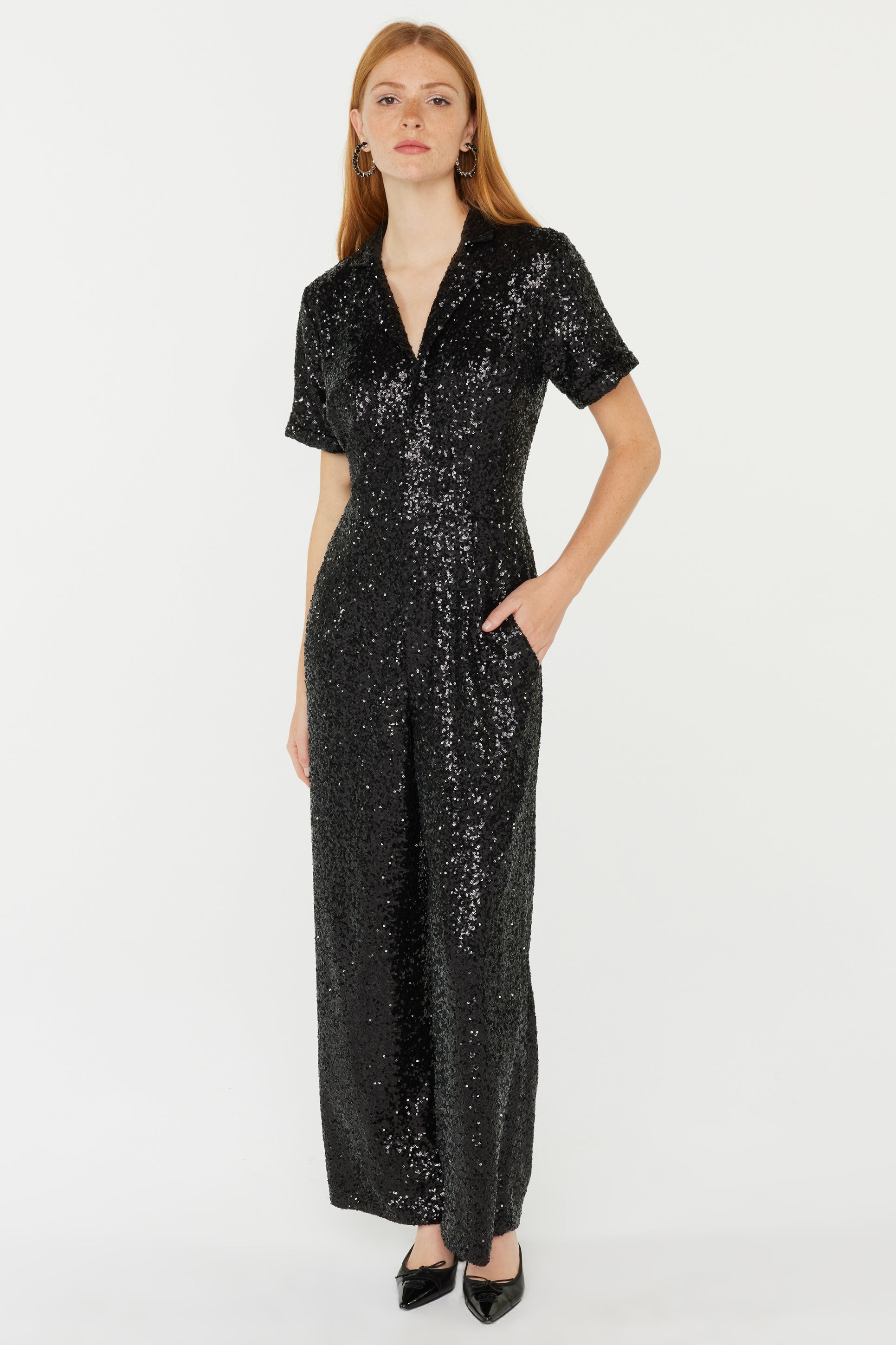 Sparkly 2025 jumpsuit short