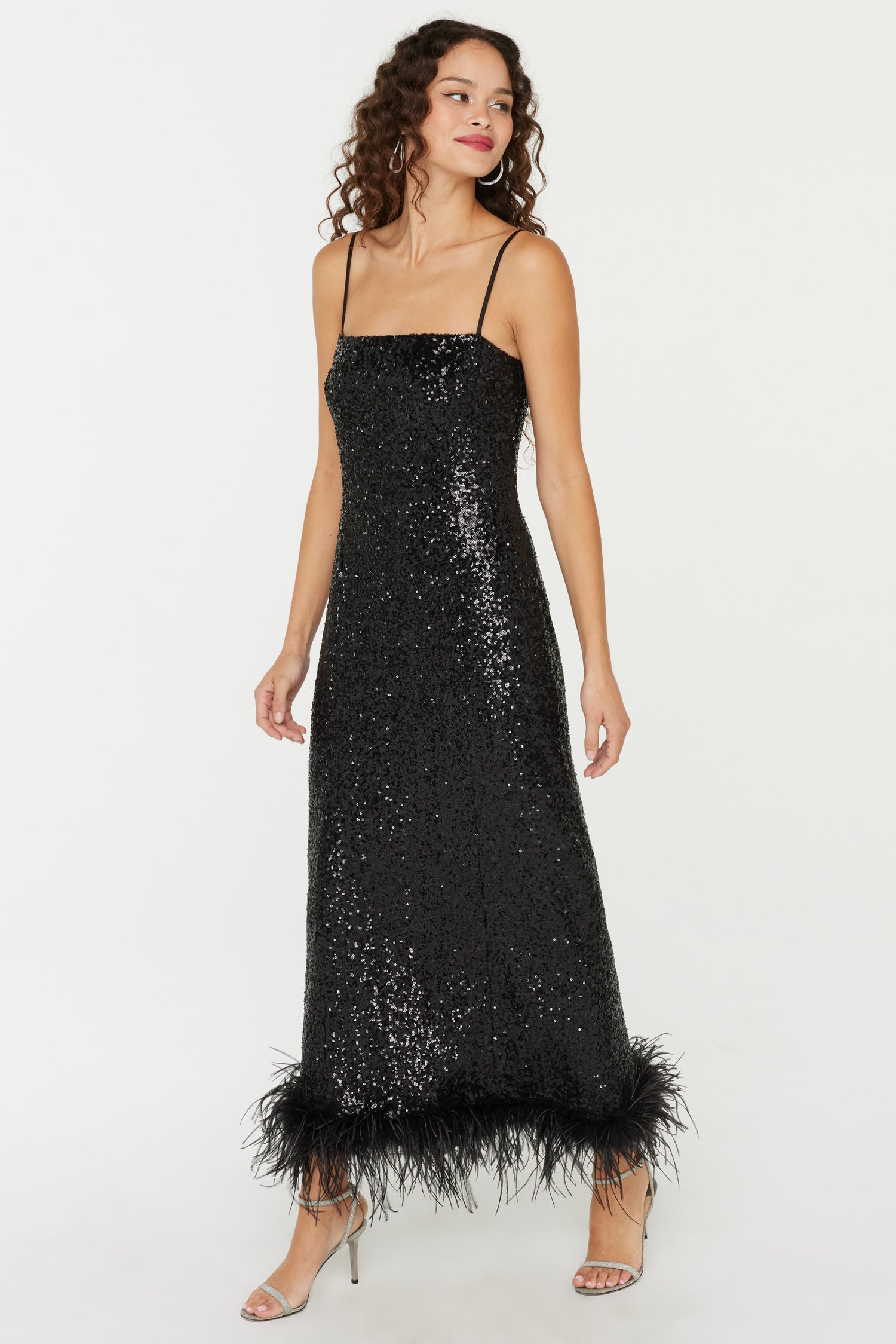 Cora Dress - Black Sequin – HVN