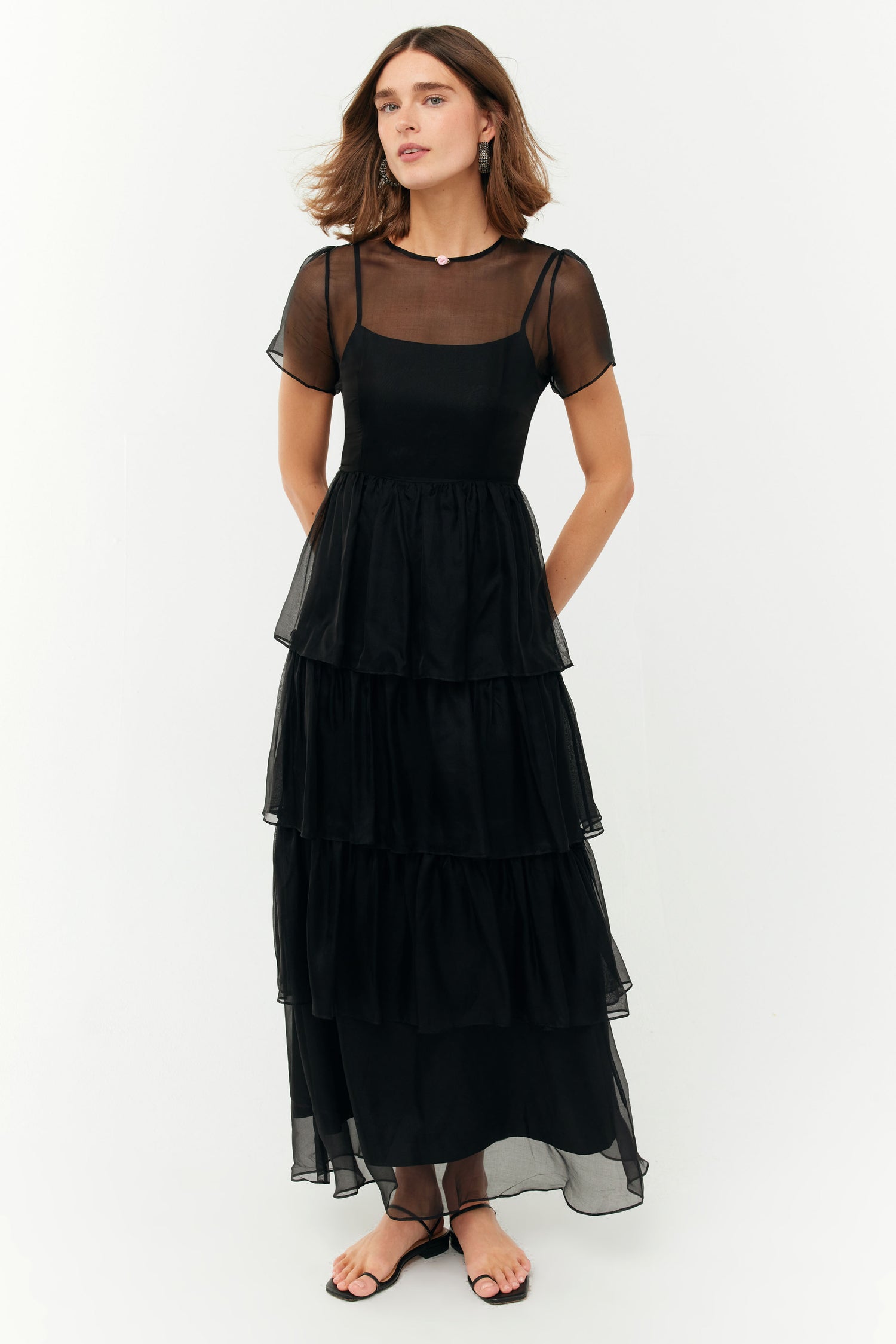 Silk Chiffon Brynn Gown