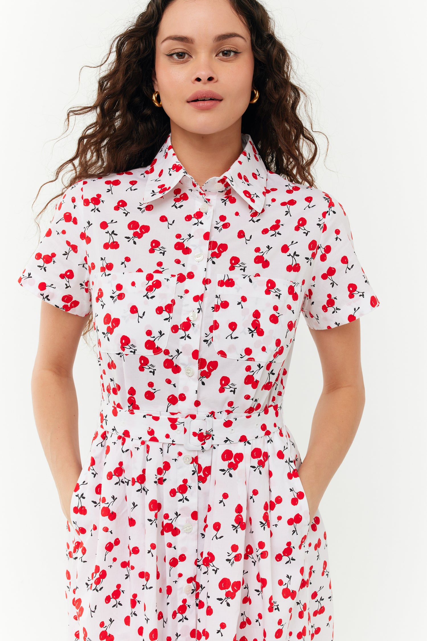 Kristin Cotton Button Down Dress Kristin Cotton Button Down Dress