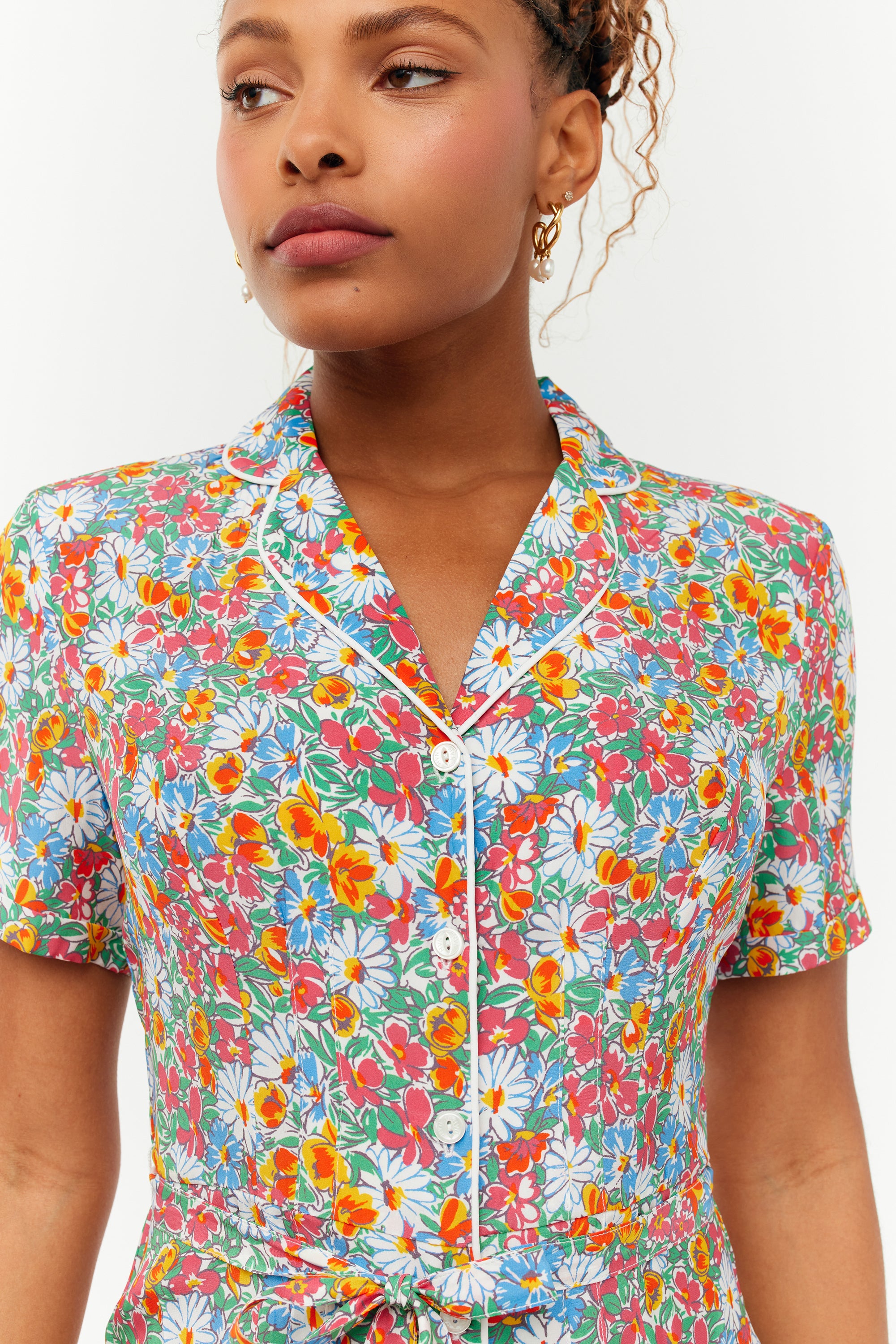 ★I AM MARI★ COLLAR WRAP PUFFED SHORT-SLEEVED FLARED DRESS Amazon.com: MEROKEETY Dresses for Women 2025 Elegant Short