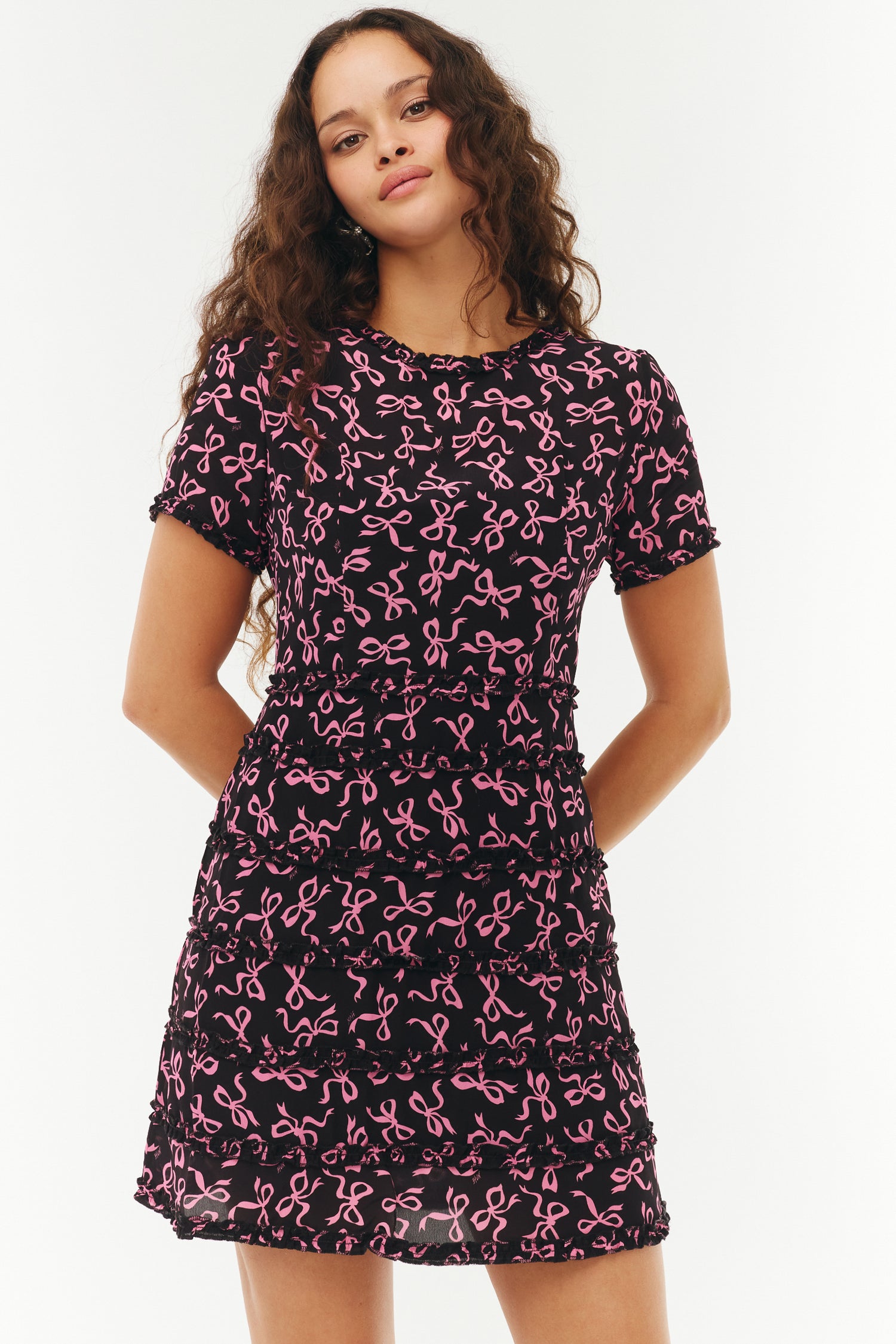 Mini Natalie Ruffled Dress