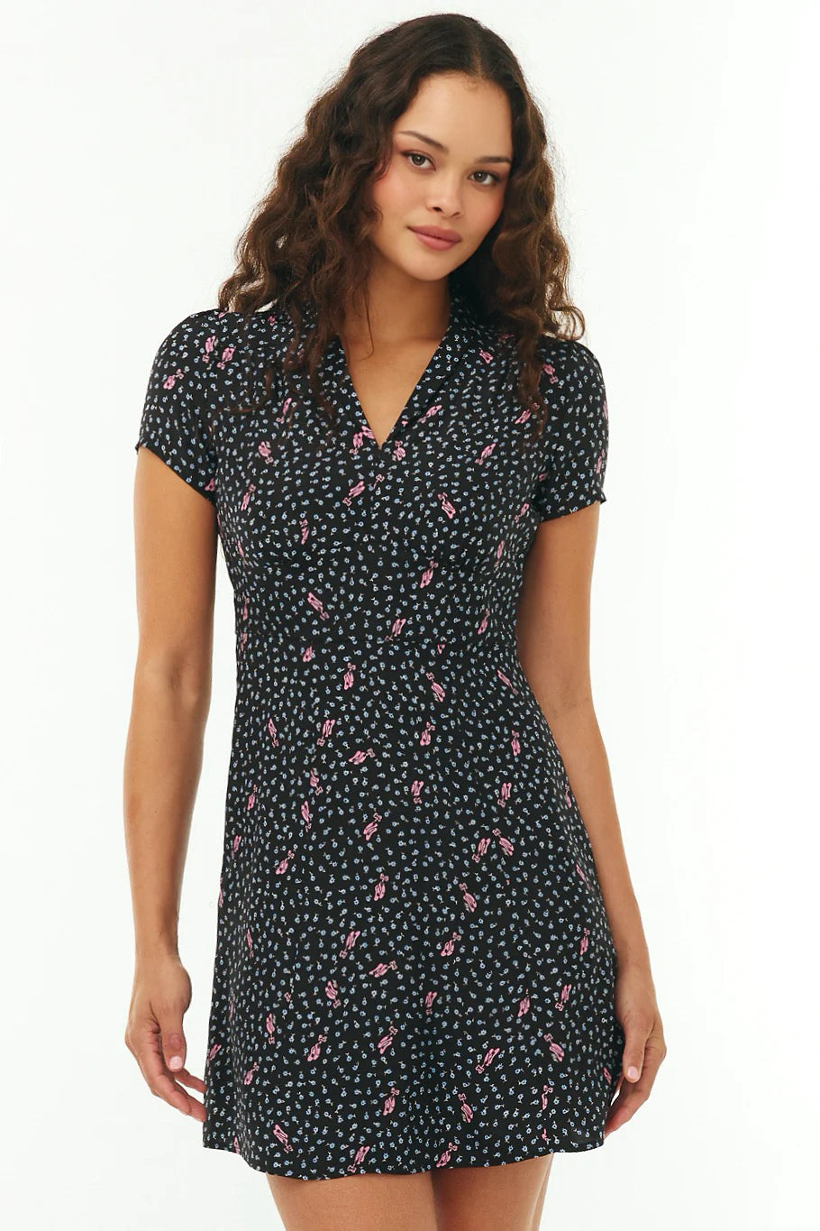 Silk Mini Morgan Dress