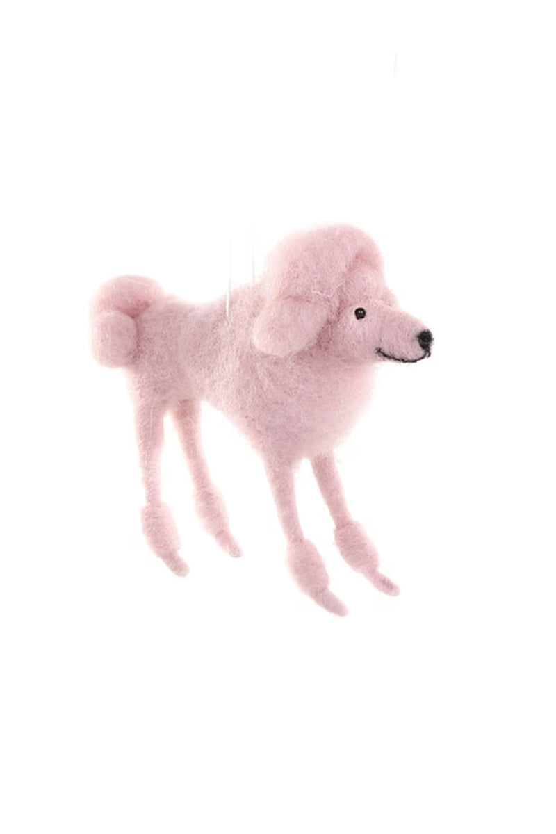 Light Pink Poodle Ornament