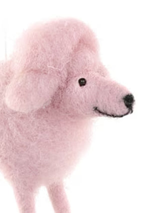 Light Pink Poodle Ornament