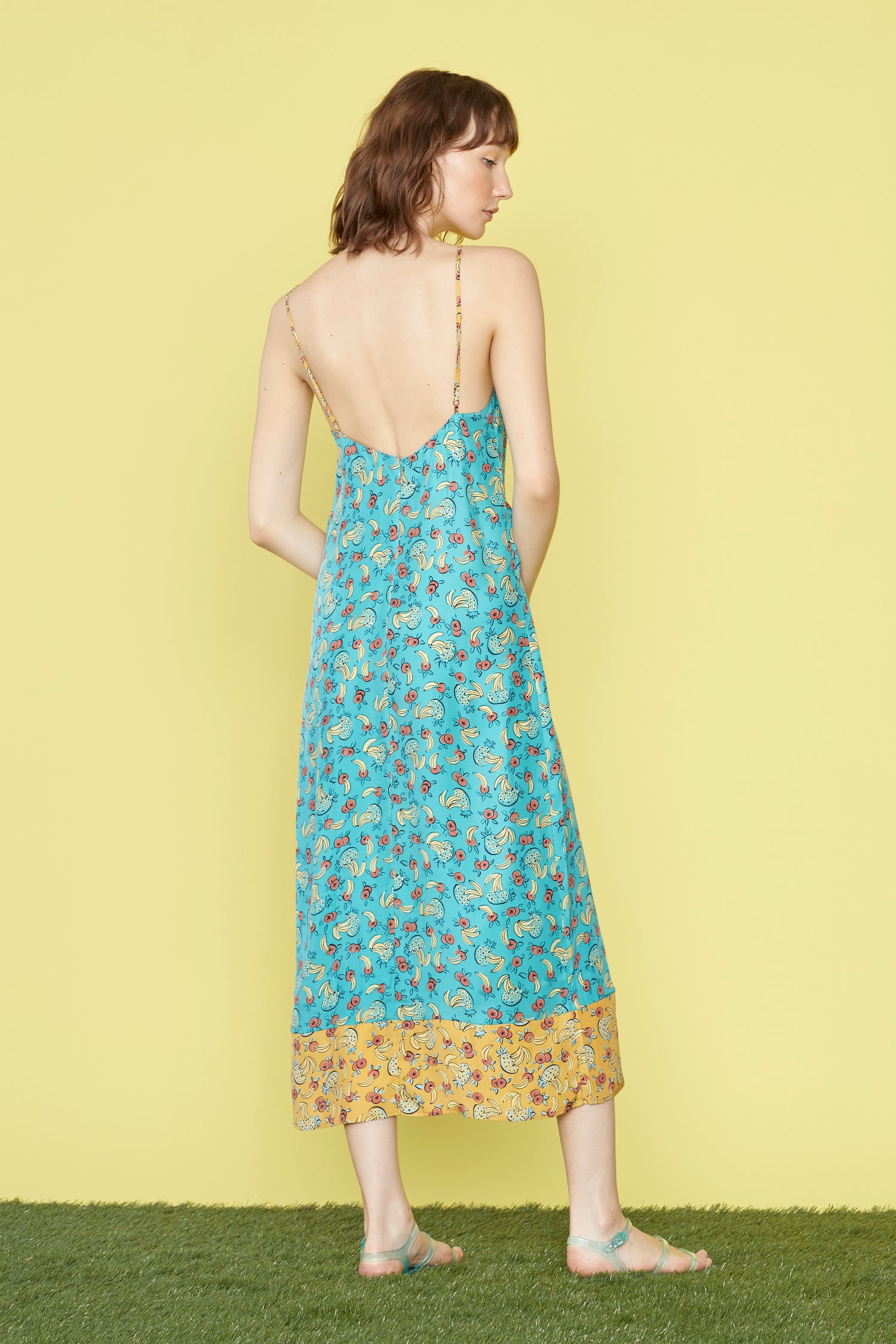low back slip dress Alexis Silk Slip Dress 2
