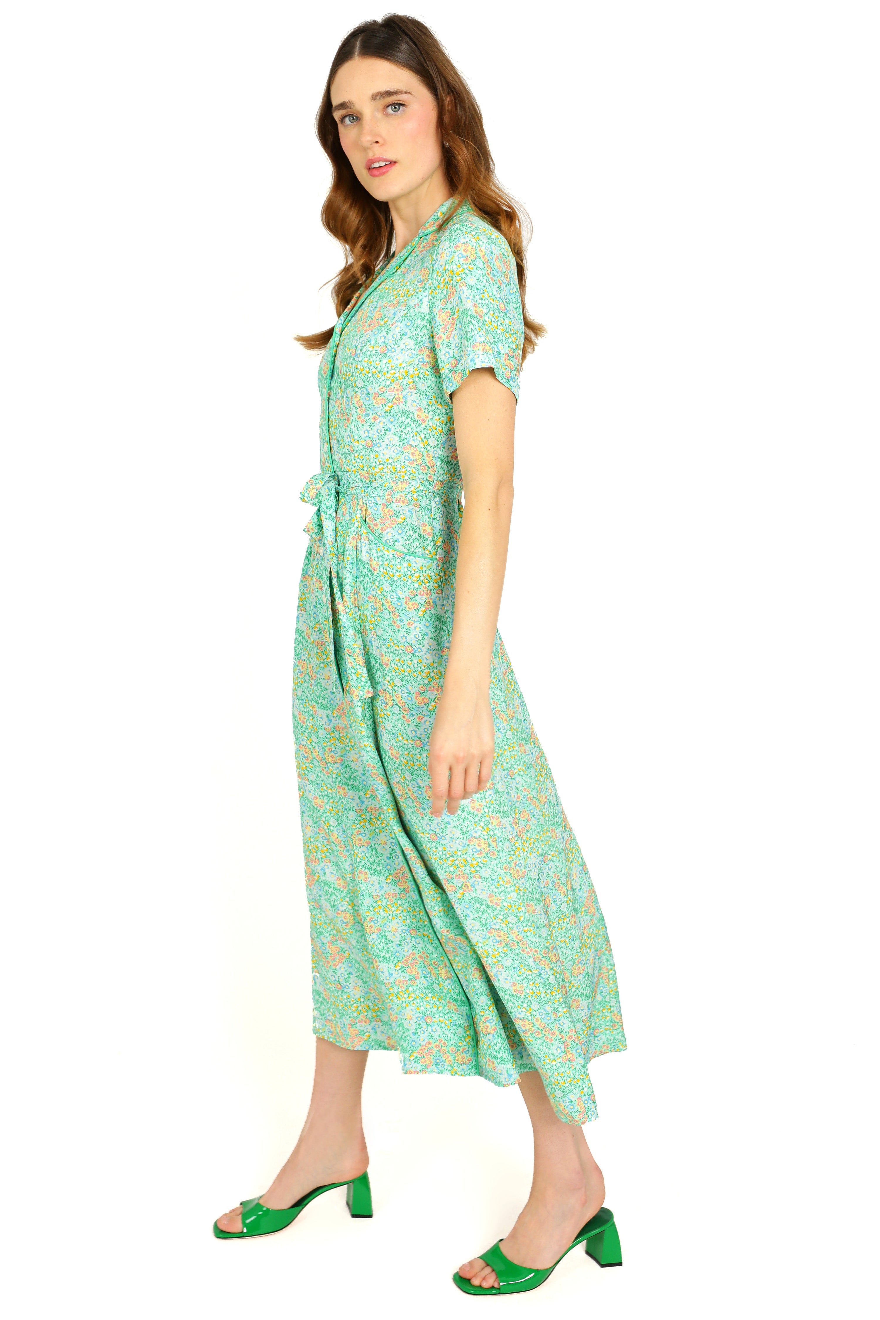 Long Maria Dress - Spring Garden – HVN