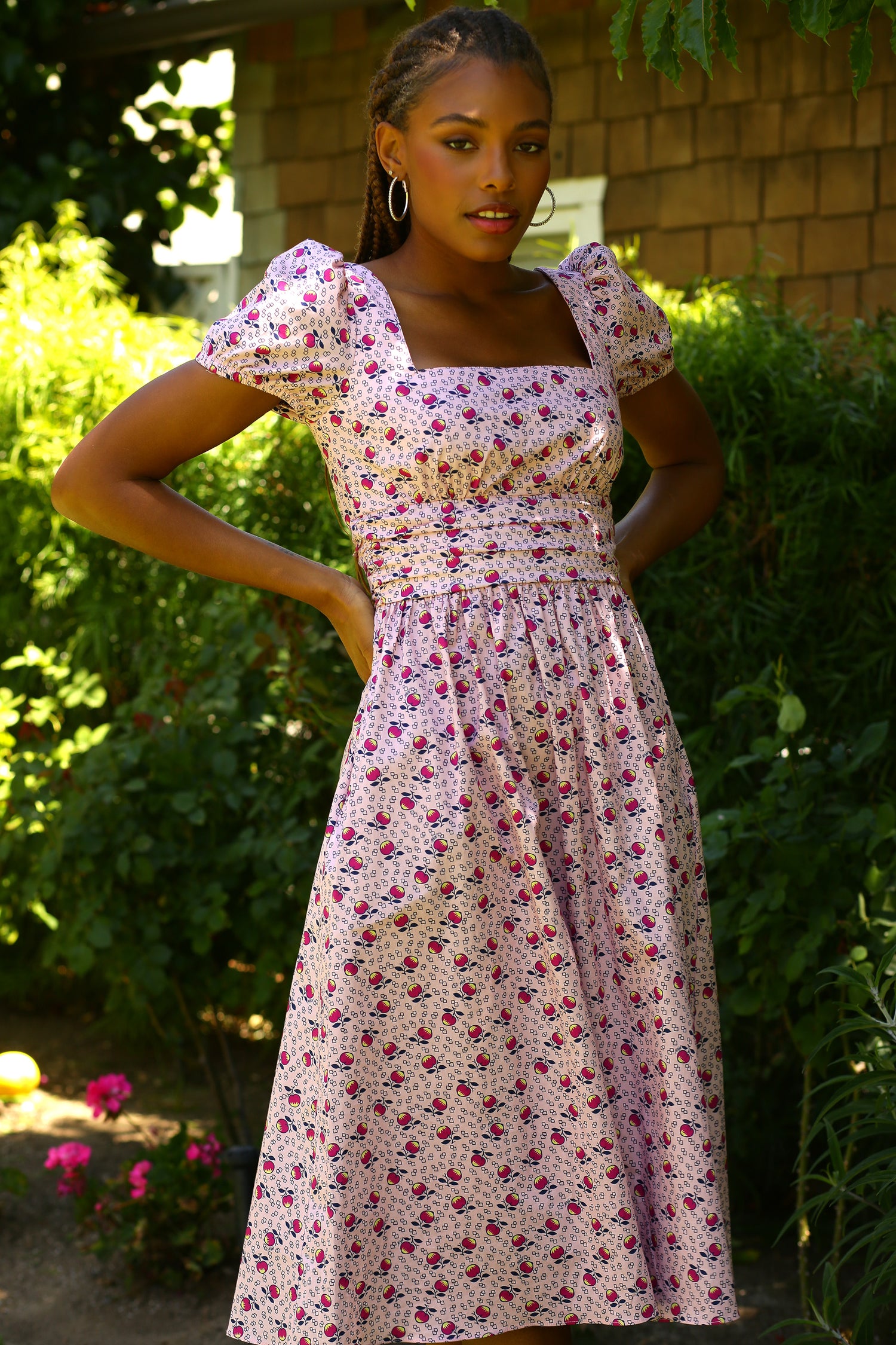 Holland Dress w. Ruched Waist