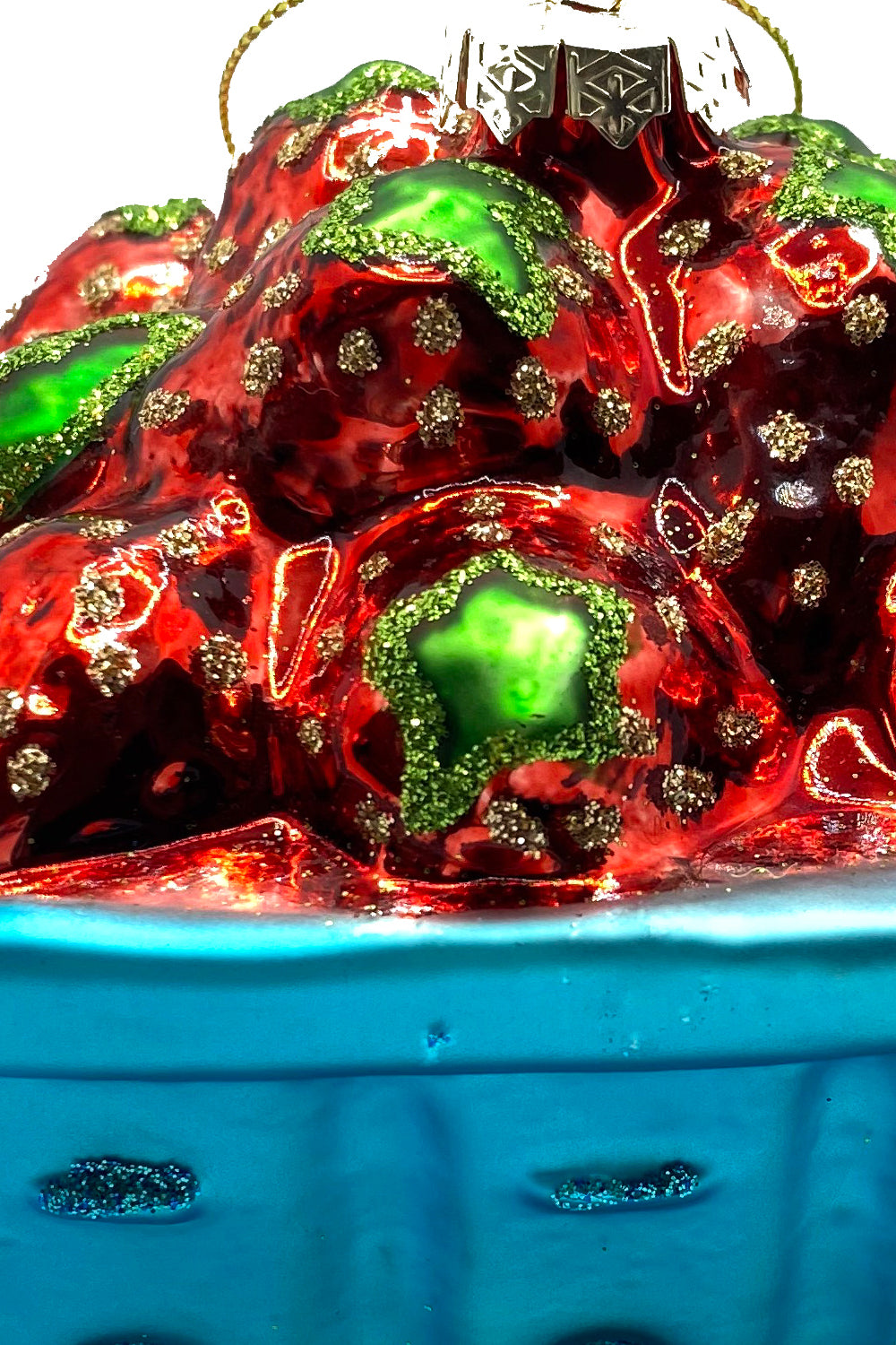 Strawberry Basket Ornament