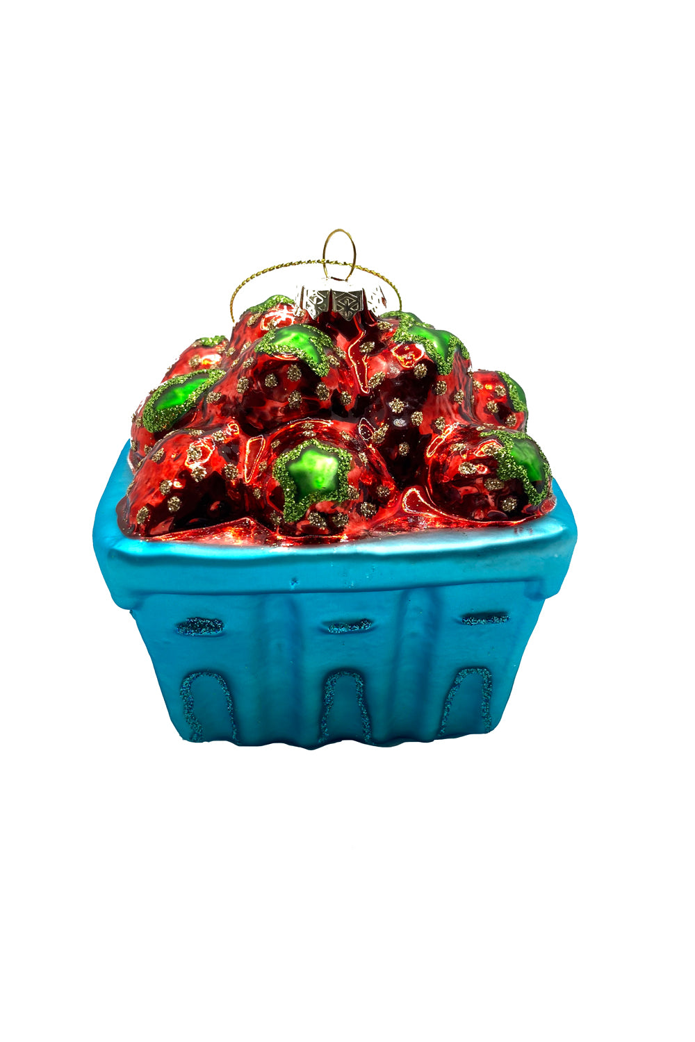 Strawberry Basket Ornament