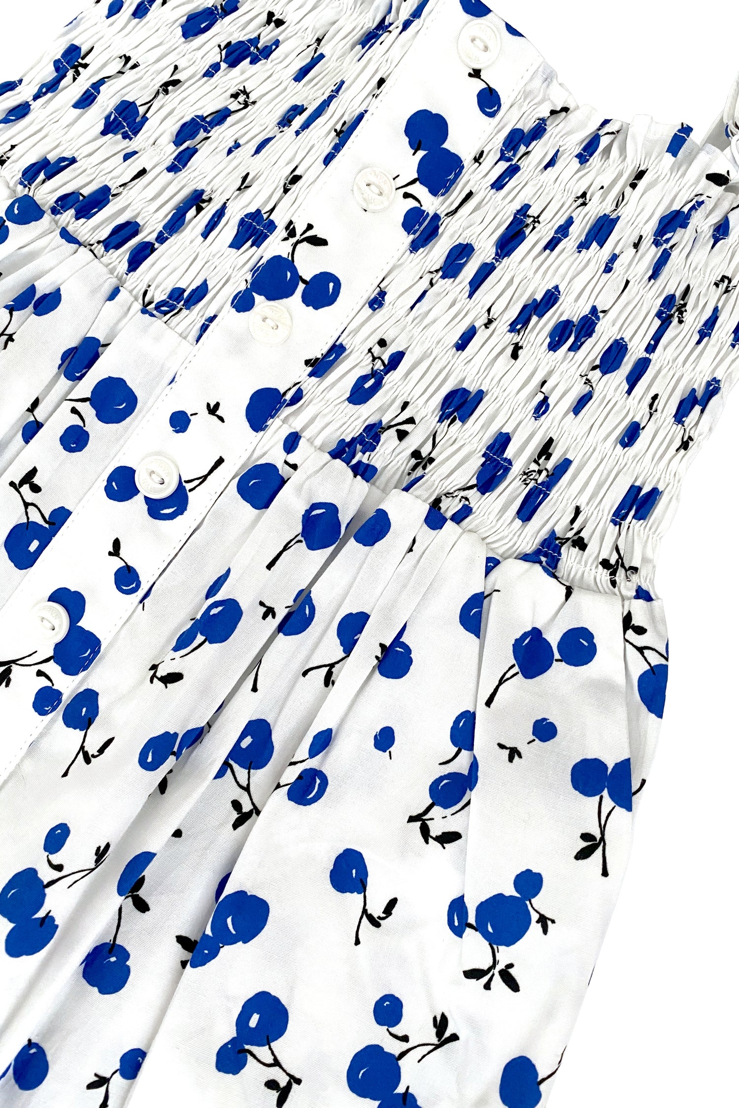 Laura Cotton Dress - Blue Cherry HVN Laura Cotton Dress - Blue Cherry HVN