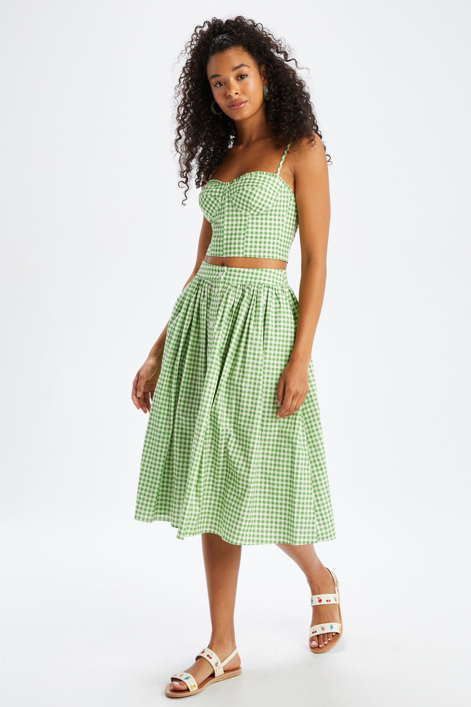 Hope Cotton Pleated Skirt