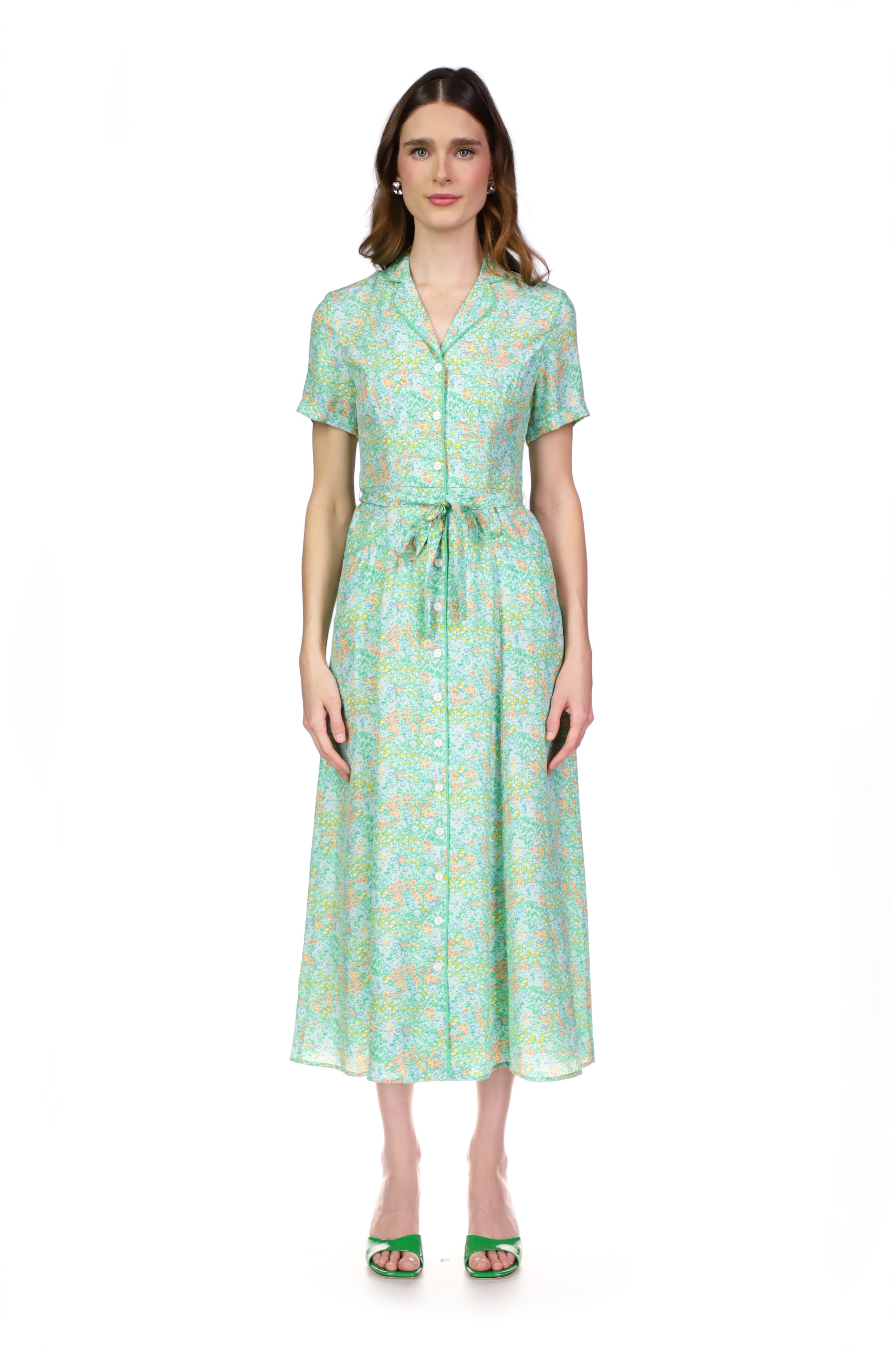 Long Maria Dress - Spring Garden – HVN