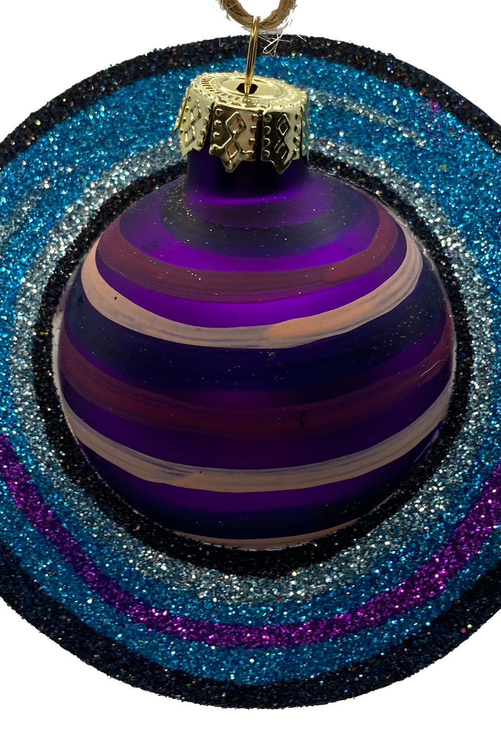 Saturn Ornaments - Set of 3