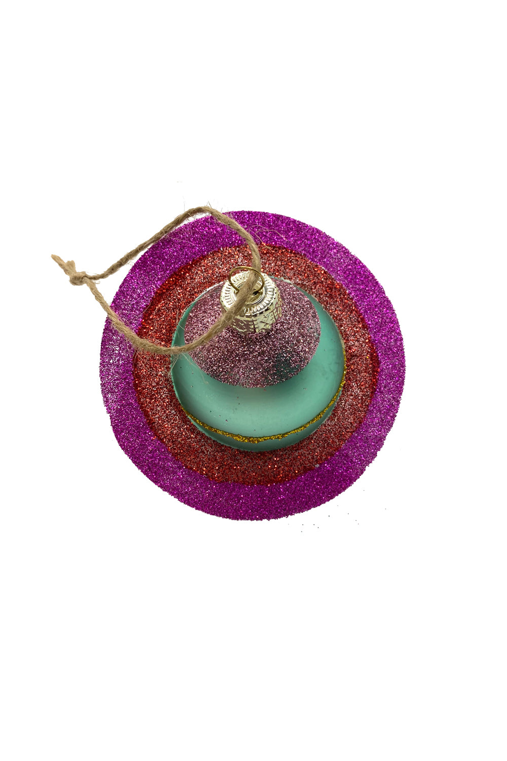 Purple Saturn Ornament