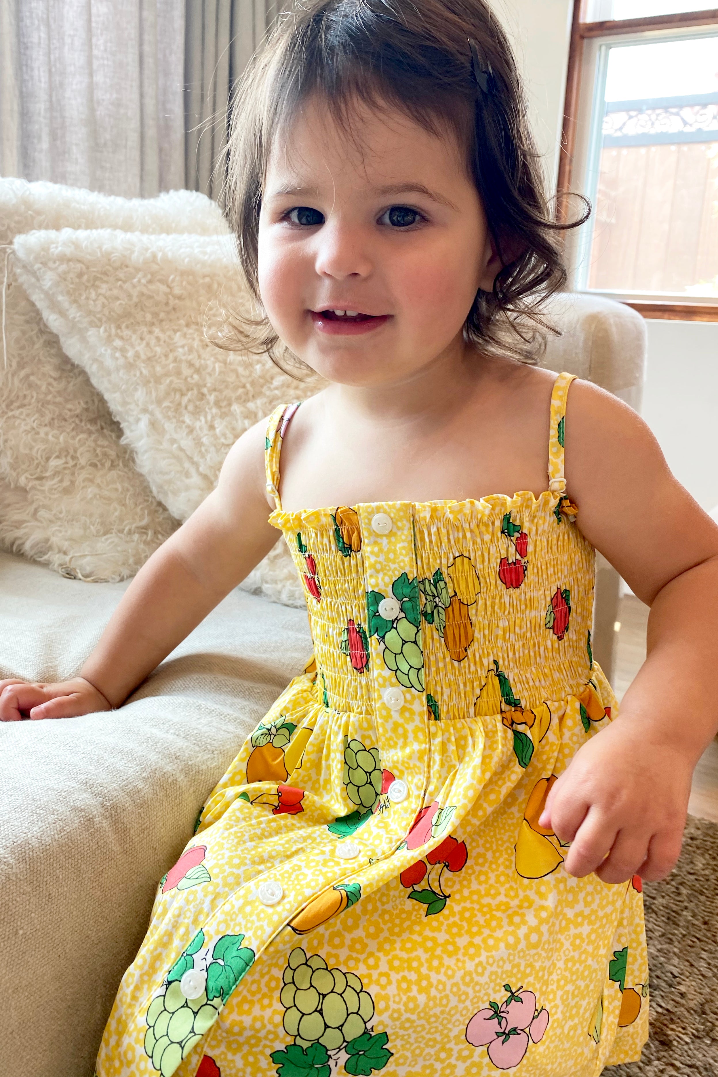 Girls Kids Block Printed Pure Cotton Sleeveless Summer Dress (Green) –  Tweeny Mini