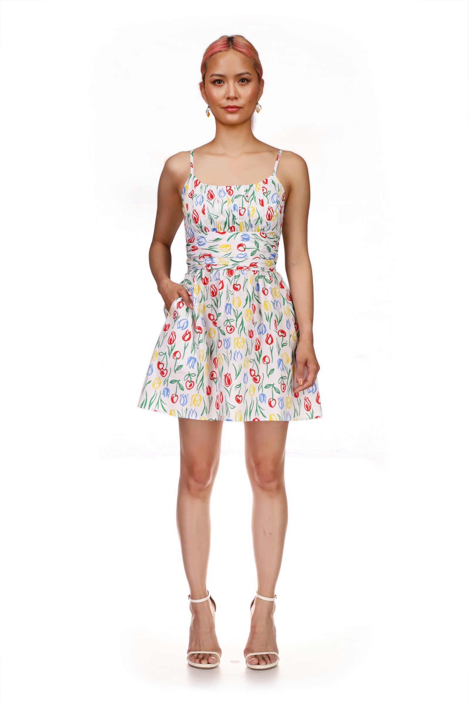 Ever new lucy sleeveless shop tulip dress