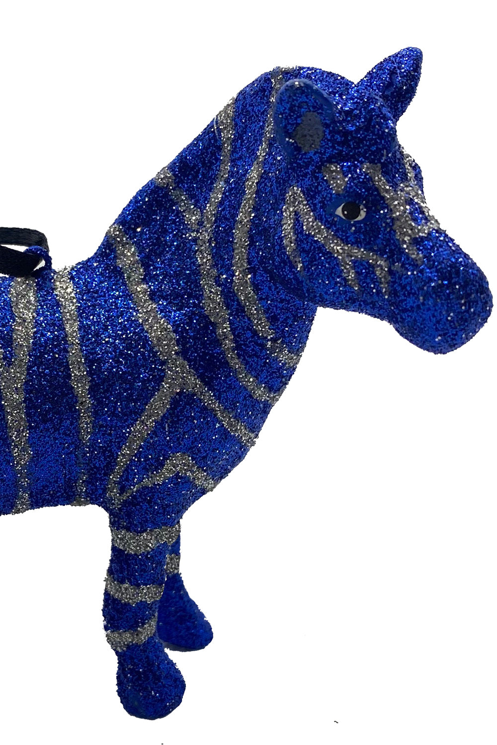 Glitter Zebra Ornament